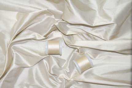 Римская штора «Айвори» белая для двери, ткань тафта слоновая кость